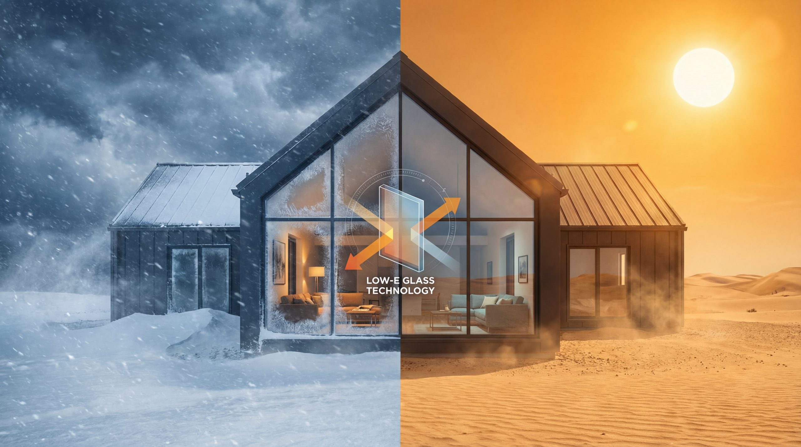 low e glass extreme climate comparison