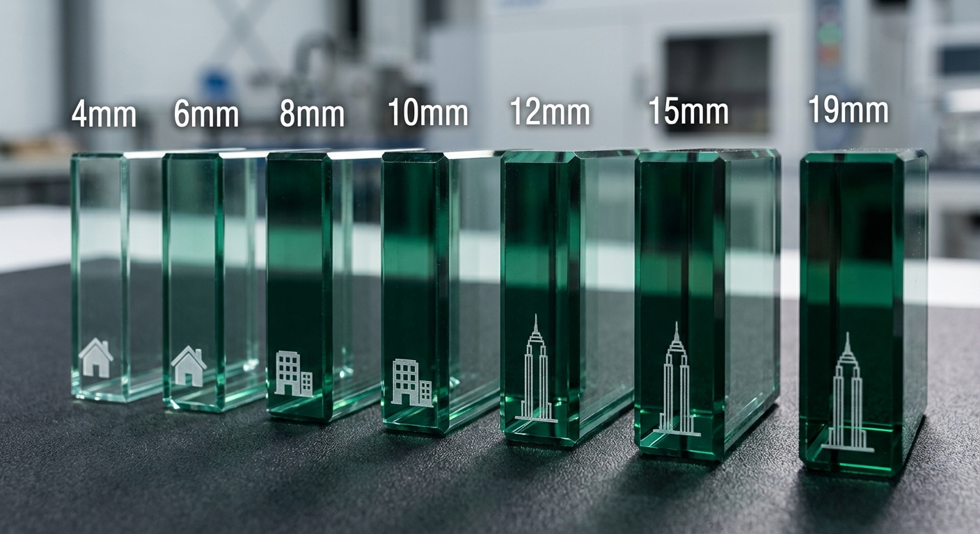 Technical thickness chart visualization