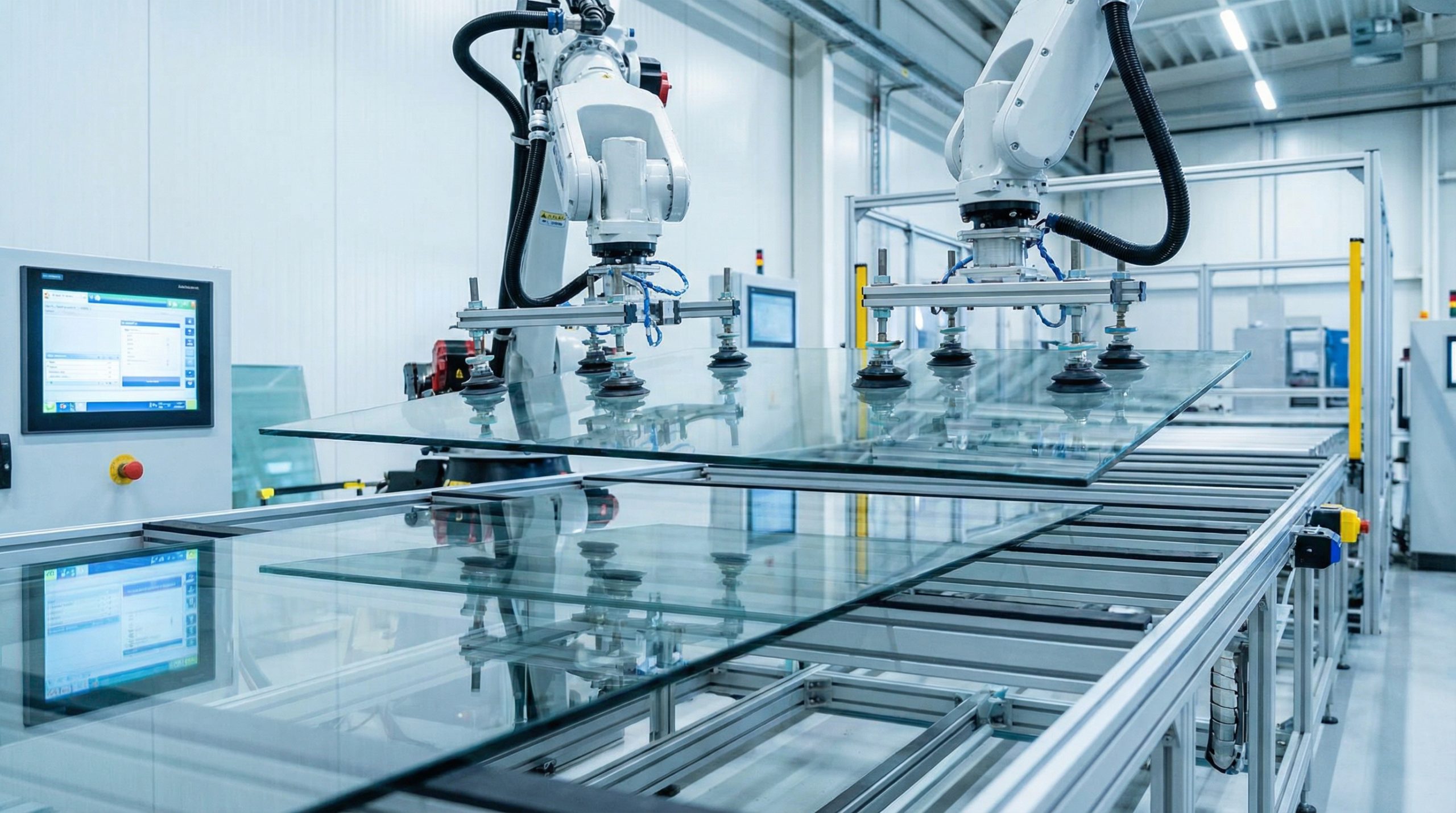 architectural glass manufacturing showroom