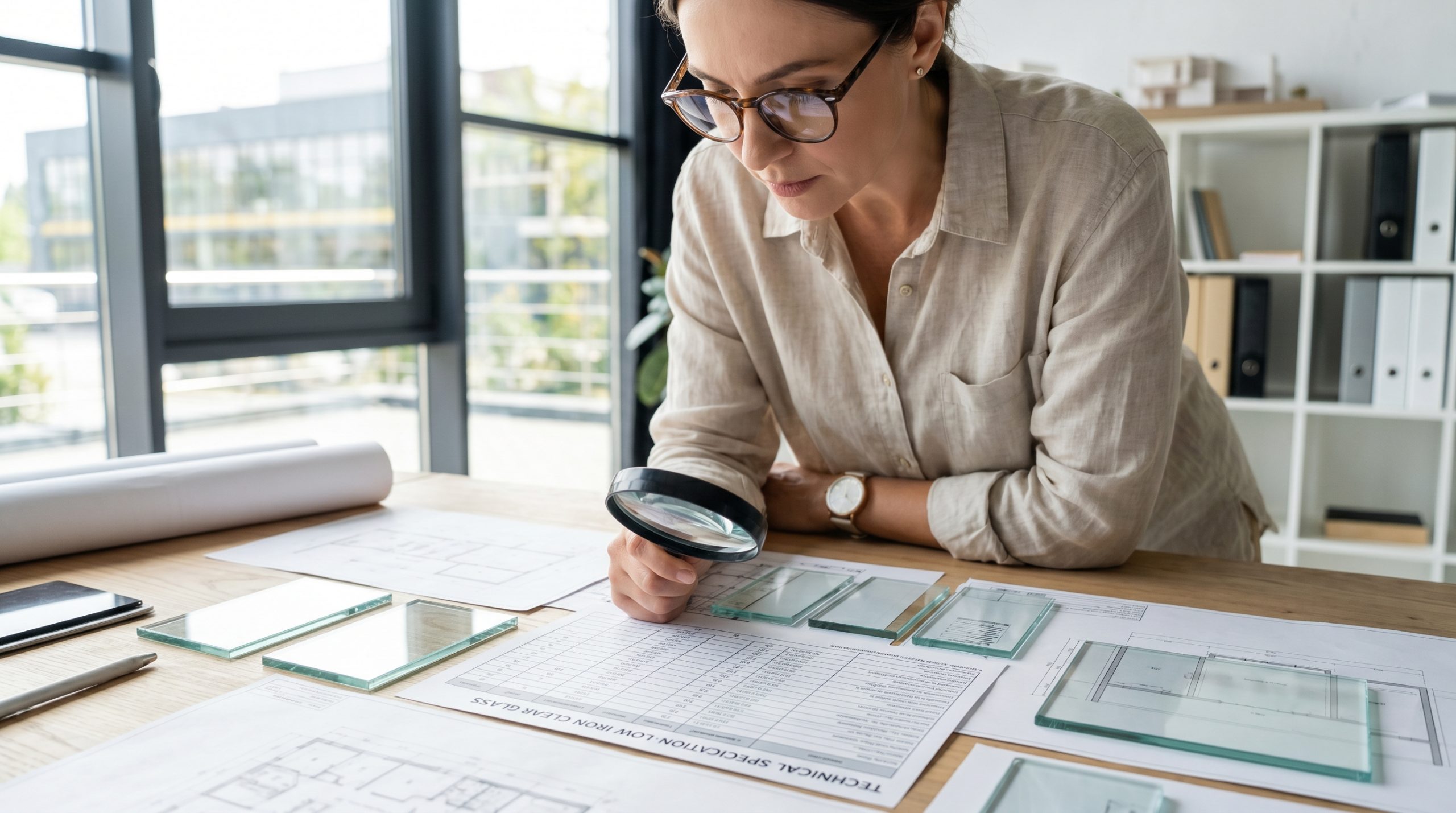 Architect Reviewing Specs