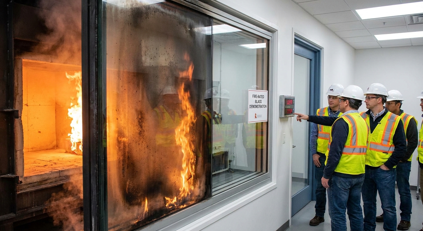 Fire-Rated Safety Glass Thermal Resistance