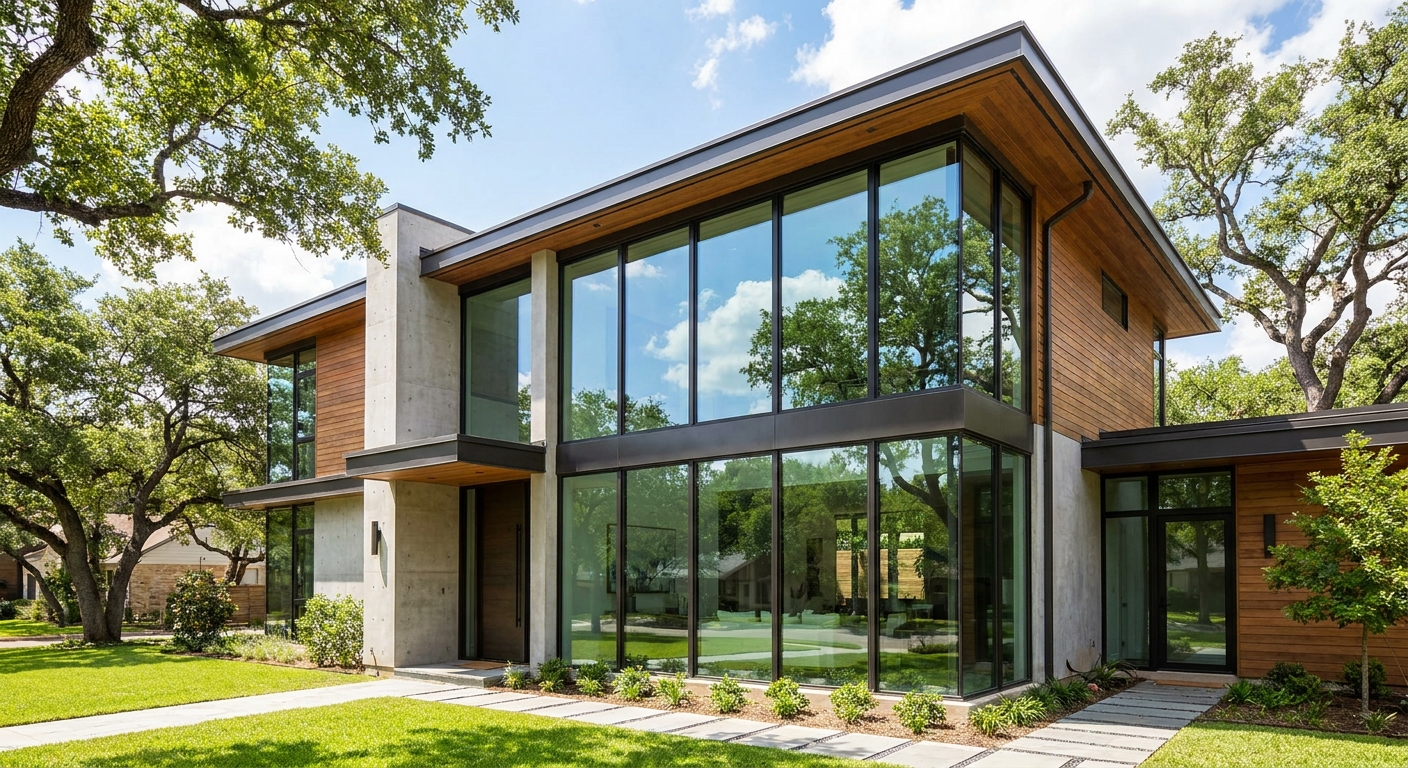 Modern Glass House Architecture