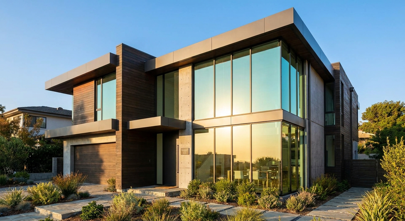 Modern Low-E Glass Facade