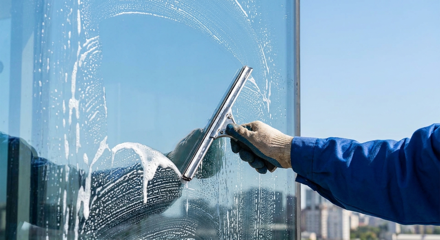 Professional Cleaning of Commercial Safety Glass